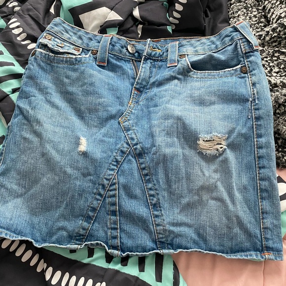 True Religion Skirts True Religion Mini Skirt Poshmark